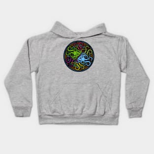 Octopus Mandala - Tentacles of Madness Kids Hoodie